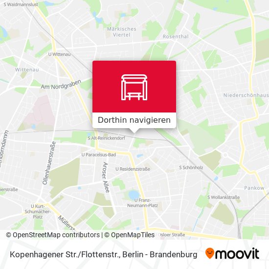 Kopenhagener Str./Flottenstr. Karte