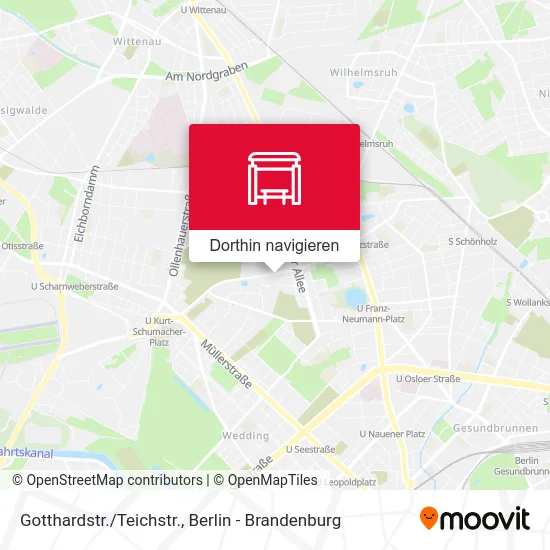 Gotthardstr./Teichstr. Karte