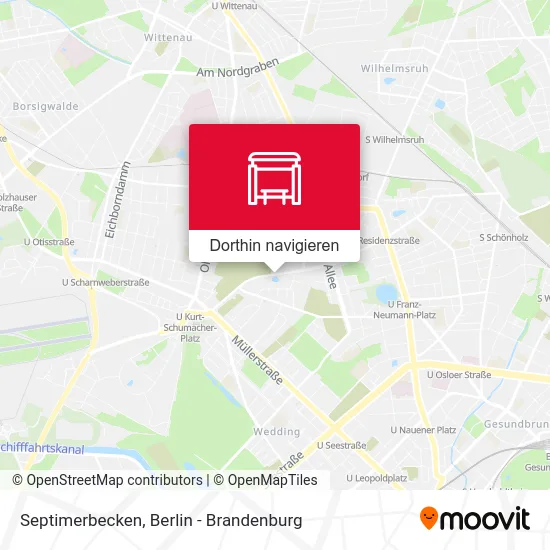 Septimerbecken Karte