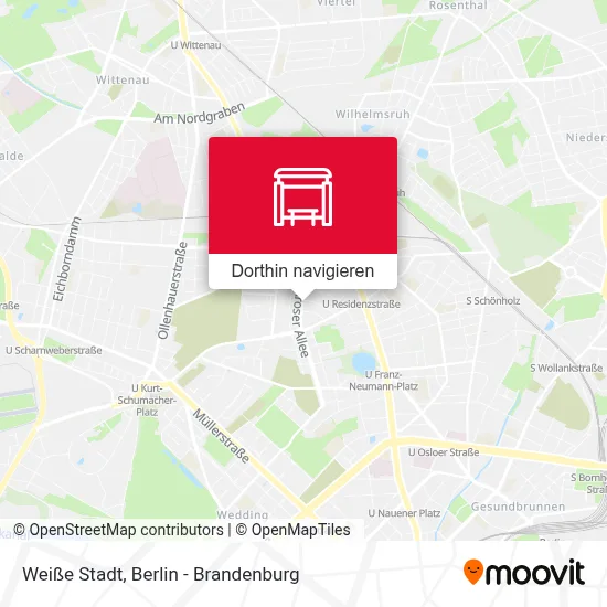 Weiße Stadt Karte