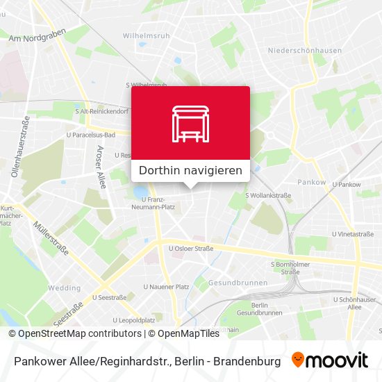 Pankower Allee/Reginhardstr. Karte