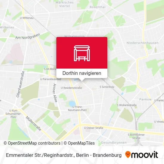 Emmentaler Str./Reginhardstr. Karte