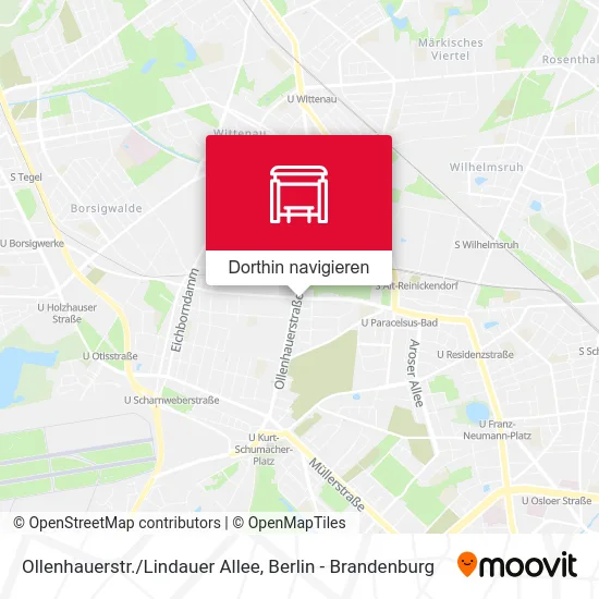 Ollenhauerstr./Lindauer Allee Karte