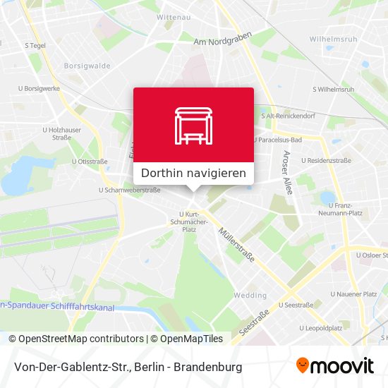 Von-Der-Gablentz-Str. Karte