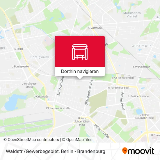 Waldstr./Gewerbegebiet Karte
