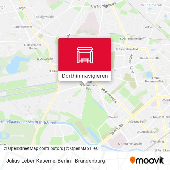 Julius-Leber-Kaserne Karte