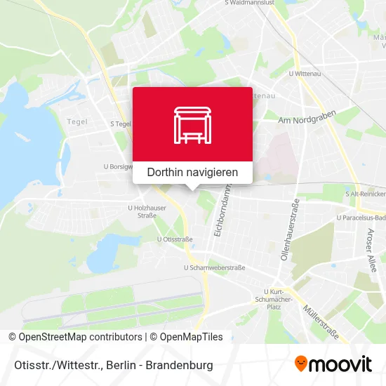 Otisstr./Wittestr. Karte