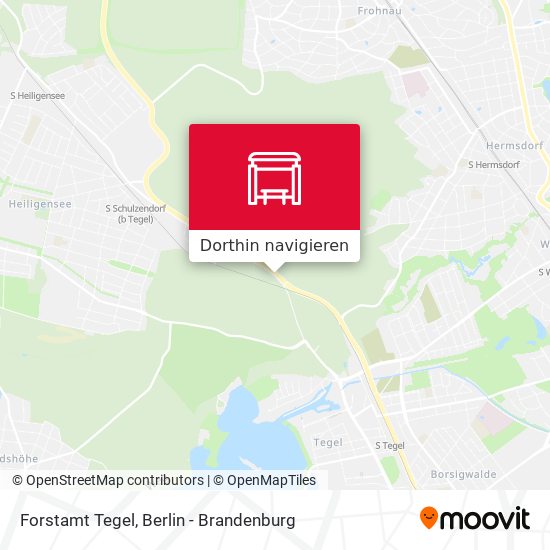 Forstamt Tegel Karte