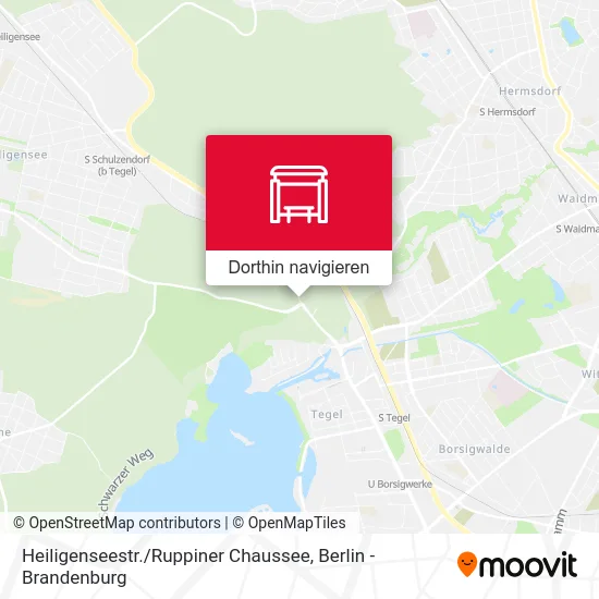 Heiligenseestr. / Ruppiner Chaussee Karte