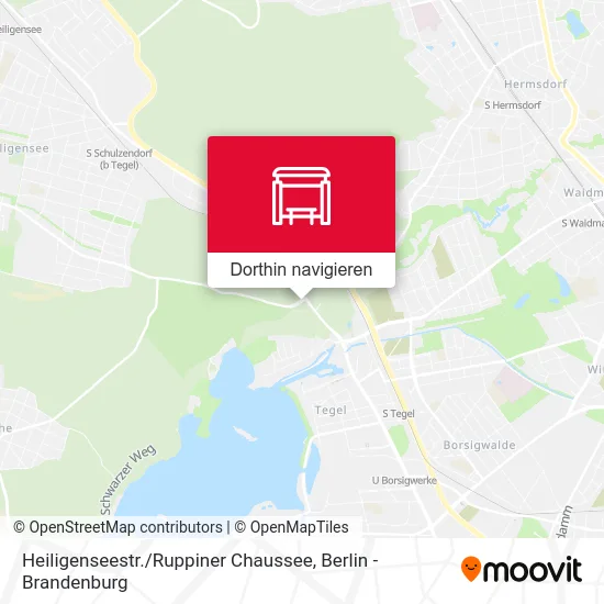 Heiligenseestr. / Ruppiner Chaussee Karte