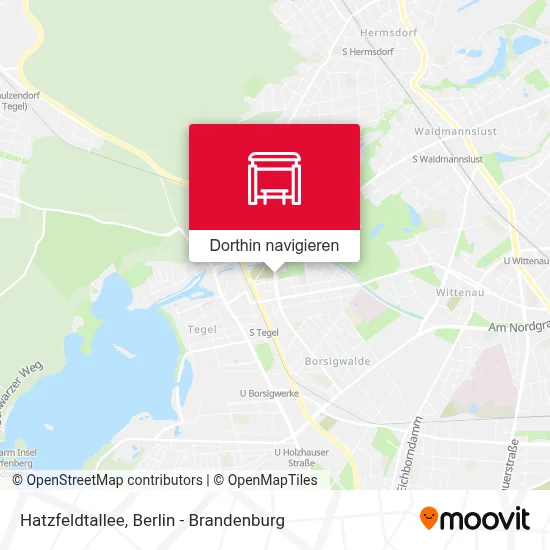 Hatzfeldtallee Karte