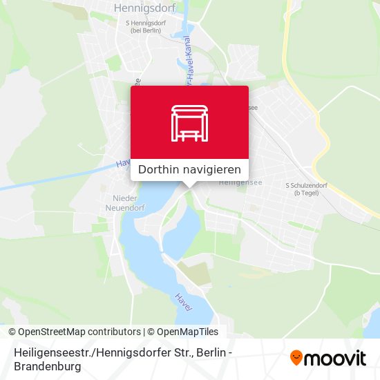 Heiligenseestr. / Hennigsdorfer Str. Karte