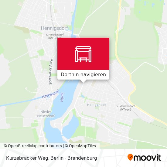 Kurzebracker Weg Karte