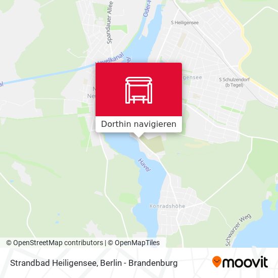 Strandbad Heiligensee Karte