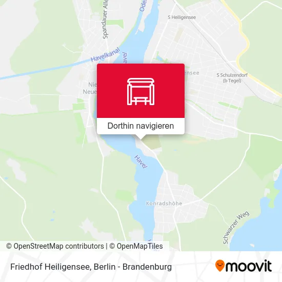 Friedhof Heiligensee Karte