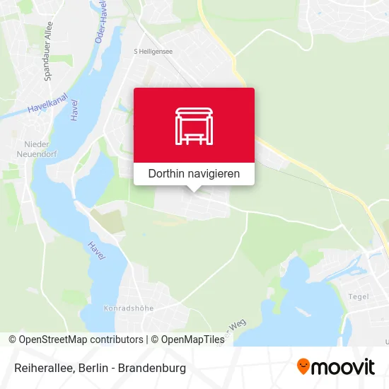 Reiherallee Karte