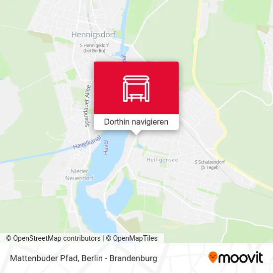 Mattenbuder Pfad Karte