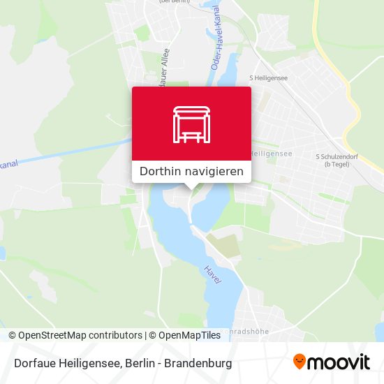 Dorfaue Heiligensee Karte