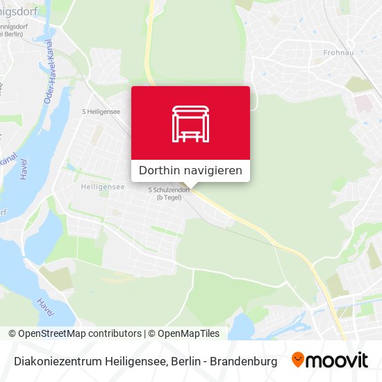 Diakoniezentrum Heiligensee Karte