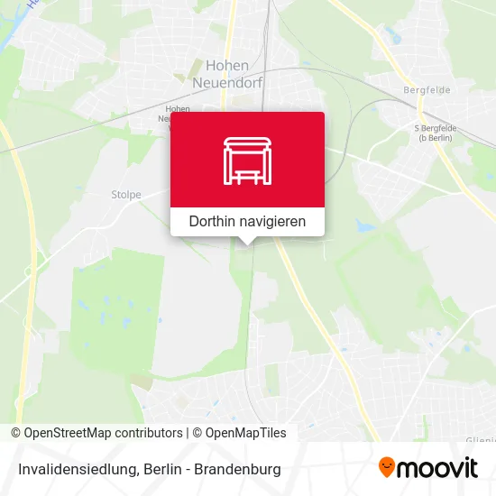 Invalidensiedlung Karte