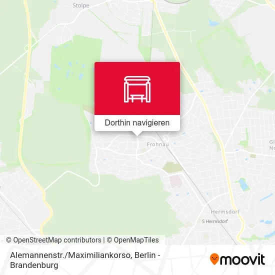 Alemannenstr./Maximiliankorso Karte