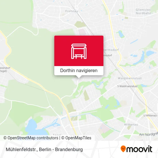 Mühlenfeldstr. Karte