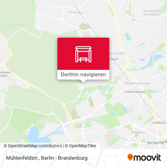 Mühlenfeldstr. Karte