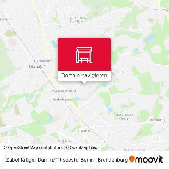 Zabel-Krüger-Damm/Titiseestr. Karte