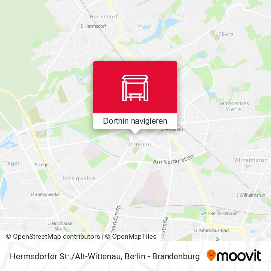 Hermsdorfer Str./Alt-Wittenau Karte