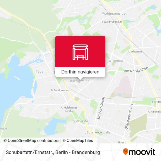 Schubartstr./Ernststr. Karte