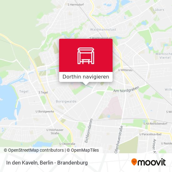 In den Kaveln Karte