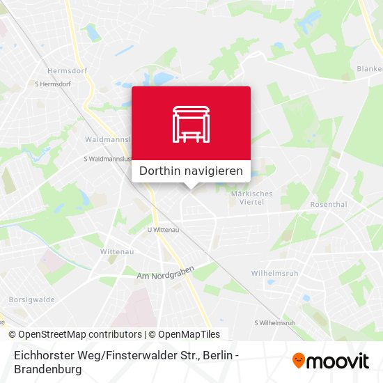 Eichhorster Weg / Finsterwalder Str. Karte