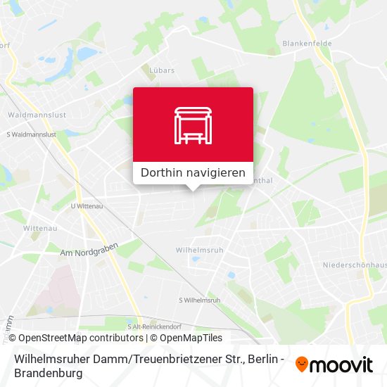 Wilhelmsruher Damm / Treuenbrietzener Str. Karte