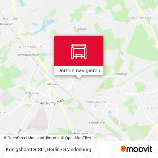 Königshorster Str. Karte