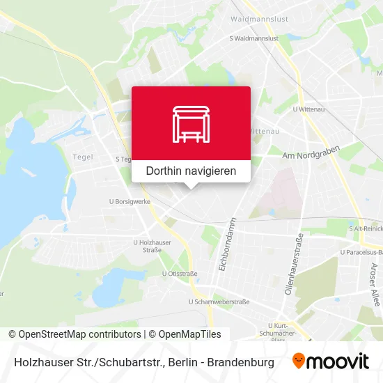 Holzhauser Str./Schubartstr. Karte