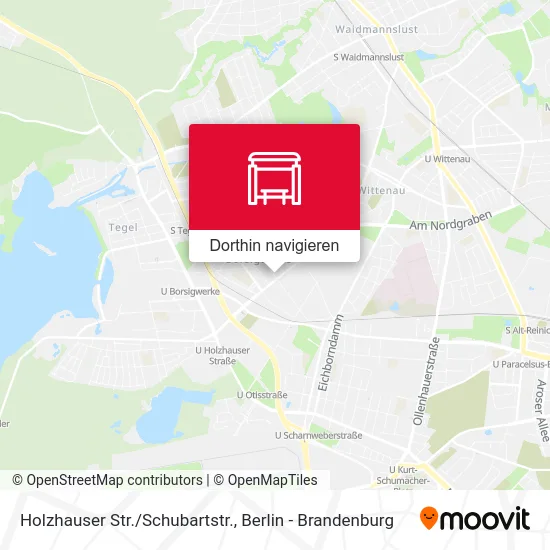 Holzhauser Str./Schubartstr. Karte