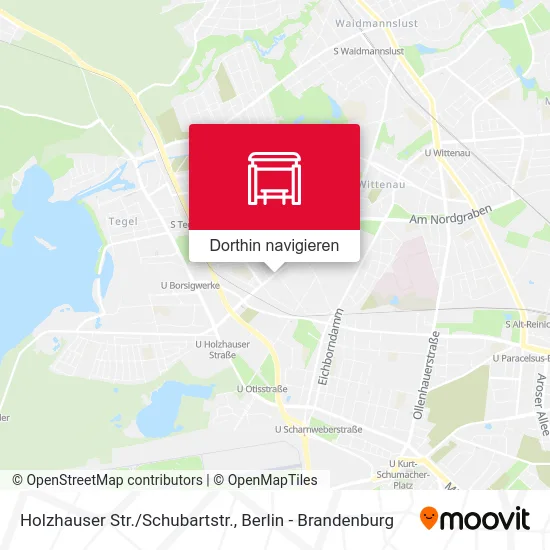 Holzhauser Str./Schubartstr. Karte