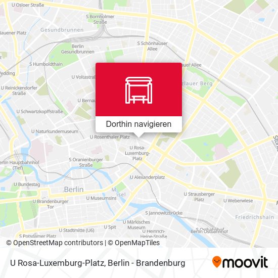 U Rosa-Luxemburg-Platz Karte