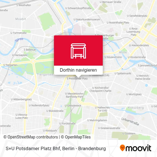 S+U Potsdamer Platz Bhf Karte