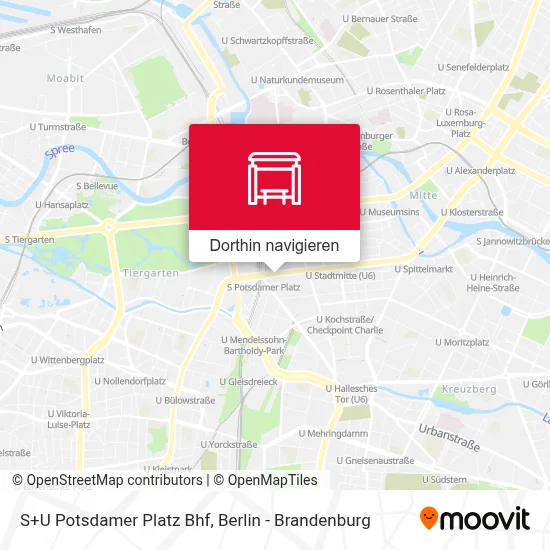 S+U Potsdamer Platz Bhf Karte