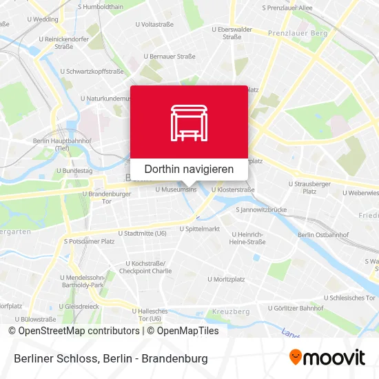 Berliner Schloss Karte