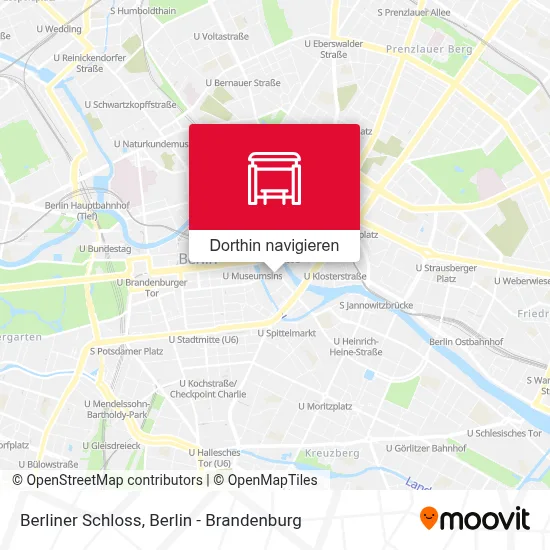 Berliner Schloss Karte