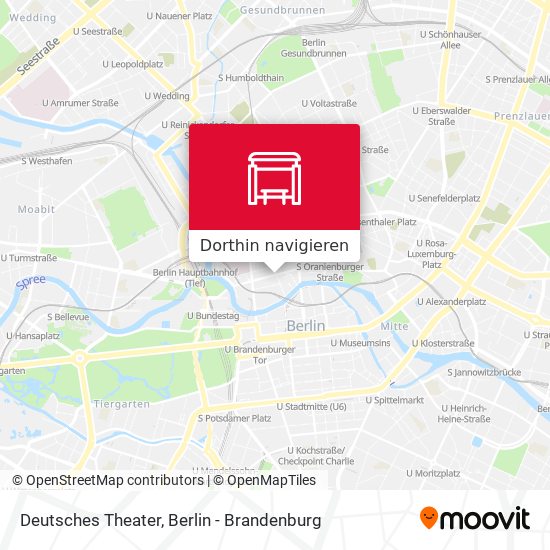Deutsches Theater Karte