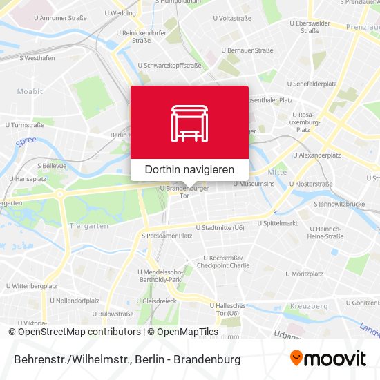 Behrenstr./Wilhelmstr. Karte