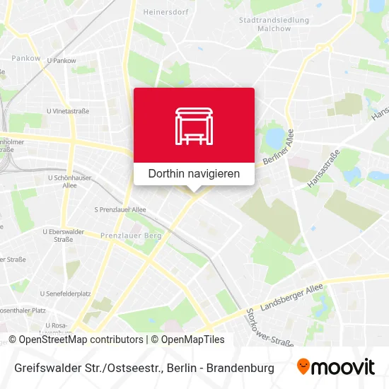 Greifswalder Str./Ostseestr. Karte