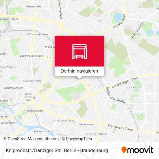 Kniprodestr./Danziger Str. Karte