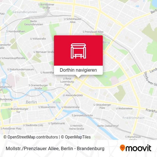 Mollstr./Prenzlauer Allee Karte