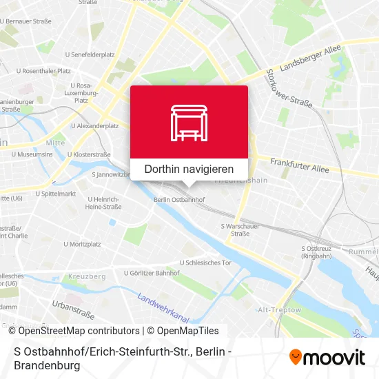 S Ostbahnhof / Erich-Steinfurth-Str. Karte