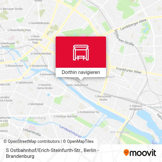 S Ostbahnhof / Erich-Steinfurth-Str. Karte