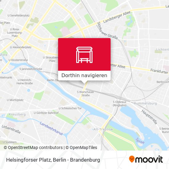 Helsingforser Platz Karte